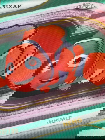 2025 Topps Chrome Disney Nemo Aqua Refractor /199 #43