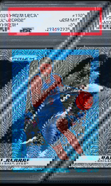 2024 Panini Prizm Deca Paul George Mojo /25 PSA 10