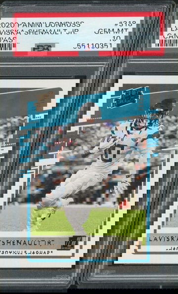 2020 Donruss Rated Rookies Canvas Laviska Shenault Jr. #318 PSA 10