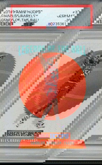 2019 PANINI HOOPS LEGENDS OF THE BALL #3 CHARLES BARKLEY PSA 10 LOW POP