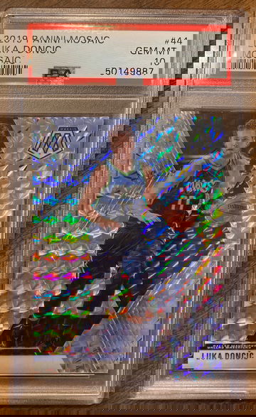 2019 mosaic Luka Doncic psa 10 
