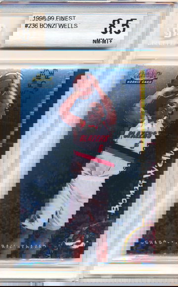 1998 Topps Finest #236 Bonzi Wells Rookie