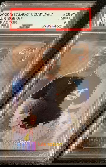 2020 Stadium Club Chrome Refractor Luis Robert PSA 9