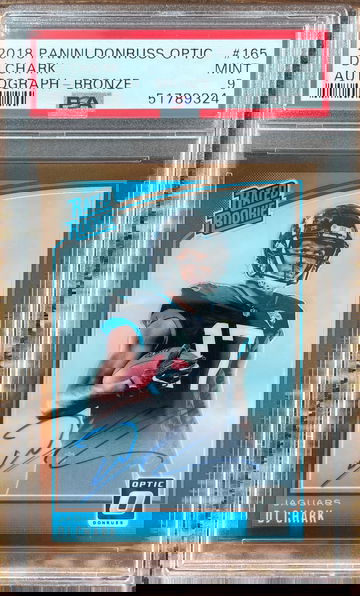 2018 Donruss Optic DJ CHARK JR Bronze Rated Rookies Auto Autograph #165