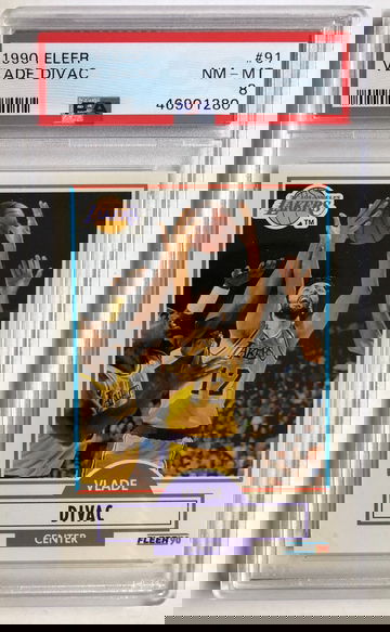 1990 Vlade Divac Fleer PSA 8 #91