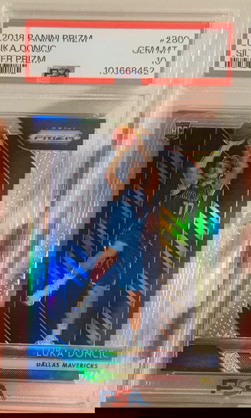 Luka Doncic 2018 Prizm Silver PSA 10 Rookie
