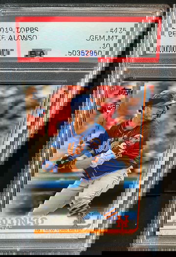 2019 Topps #475 Pete Alonso Rookie Card PSA 10 GEM MINT