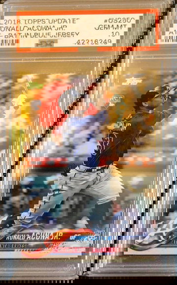 2018 Topps Update #US250 Ronald Acuna Jr RC PSA 10