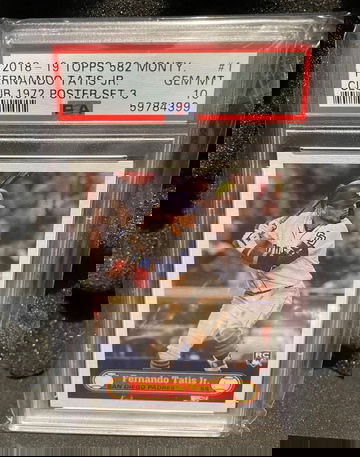 2018-19 Montgomery club  Fernando Tatis Jr RC set 3 psa 10