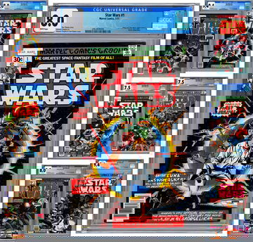 STAR WARS #1-6 CGC VF/NM *STAR WARS: A NEW HOPE* COMPLETE MOVIE ADAPTATION 1977