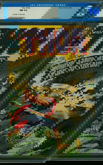 THOR #132, CGC 9.4 NM -- 1st Ego the Living Planet 