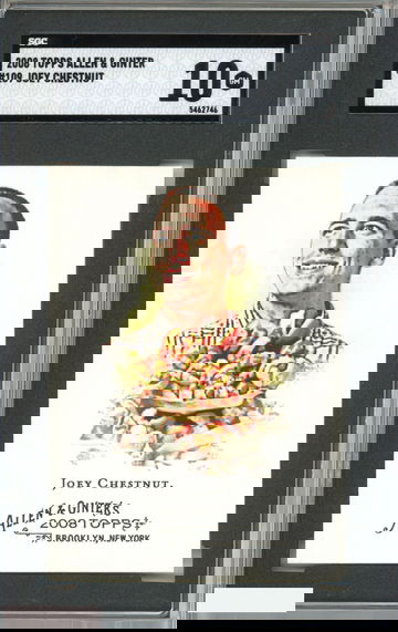 2008 TOPPS ALLEN AND GINTER JOEY CHESTNUT #109 SGC 10 GM