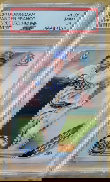 Wander Franco 2019 Bowman Chrome PSA 9