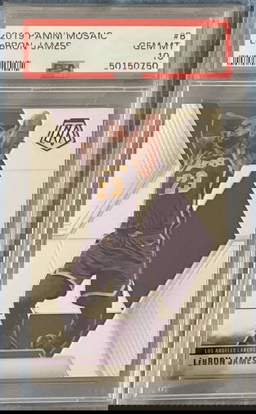 Lebron James mosaic PSA 10