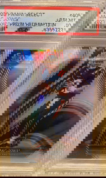 2020 Panini Select Mac Jones XRC PSA 10 GEM MINT