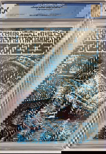 TEENAGE MUTANT NINJA TURTLES # 3 MIRAGE STUDIOS 1985 CGC 9.6 WHITE PAGES!! AWESOME BOOK!!