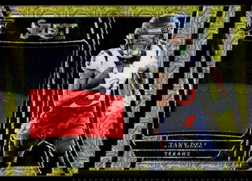 2023 Panini Select Swatches Gold Prizm Tank Dell #SWA-NTD RC Patch /10