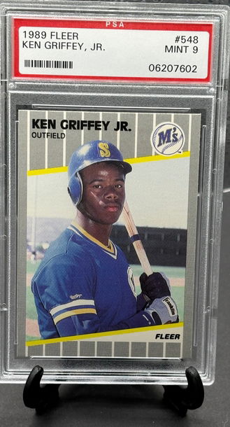 1989 Fleer Ken Griffey Jr. Rookie   PSA 9