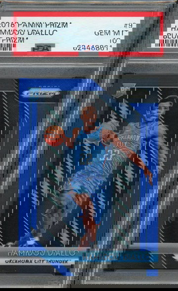 2018 Prizm Hamidou Diallo Blue /199 PSA 10