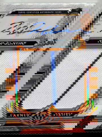 2023 Topps Tribute Tom Glavine #ESA-TG Earned Stripes Autograph Relics /50