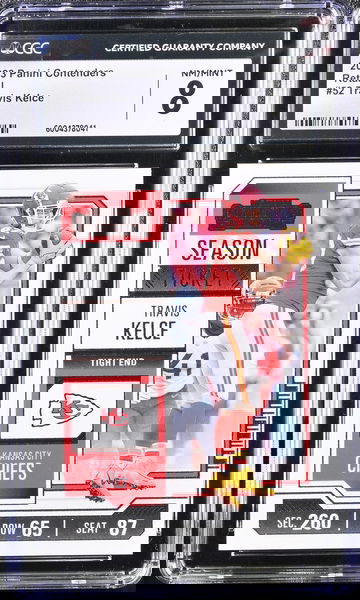 2023 PANINI TRAVIS KELCE #52 CGC 8