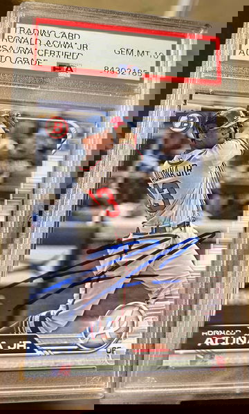 Ronald Acuna Jr. 2019 Bowman Autograph PSA/DNA