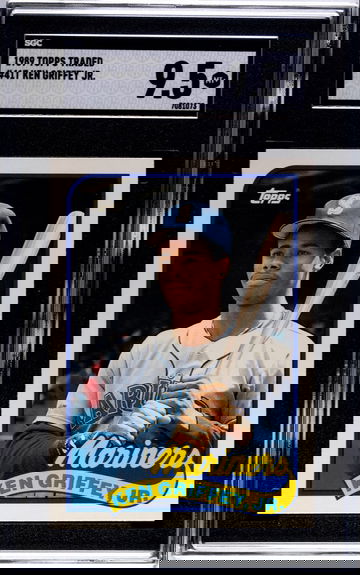 KEN GRIFFEY JR. RC SGC 9.5 1989 TOPPS TRADED CARD # 41T