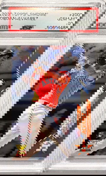 Yordan Alvarez 2020 Topps Chrome RC PSA10 Gem Mint 