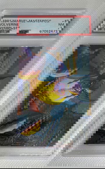 Wolverine 1994 Marvel Masterpieces Powerblast PSA 7