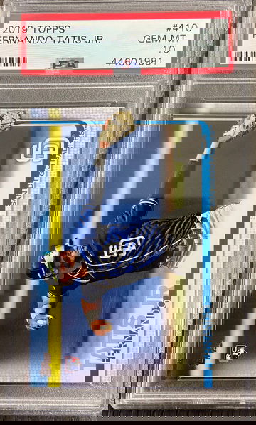 2019 TOPPS #410 FERNANDO TATIS JR. RC PSA 10 GEM MINT