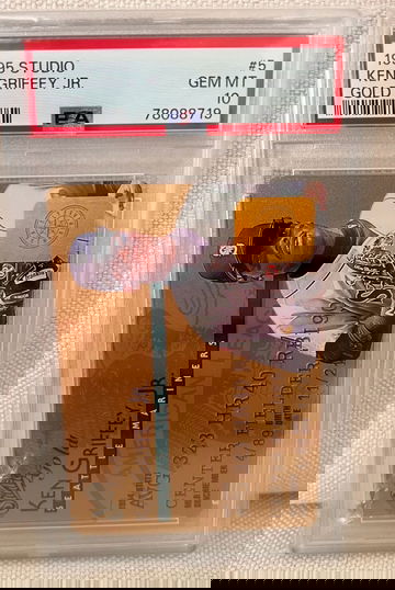 1995 Studio KEN GRiFFEY JR Gold #5 PSA 10