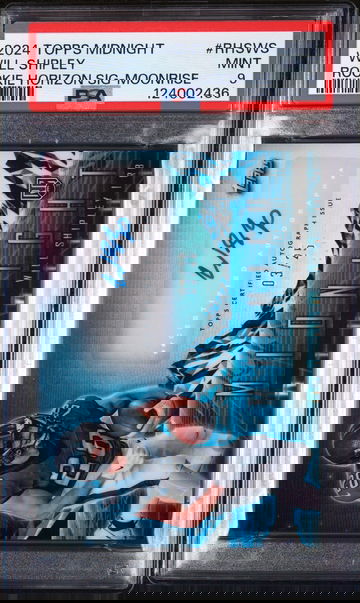 2024 Topps Midnight Rookie Horizon Signatures Moonrise Will Shipley #RHSWS /25 PSA 9