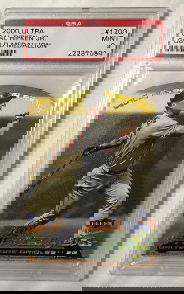 2000 ULTRA CAL RIPKEN, JR. #170G GOLD MEDALLION MINT 9