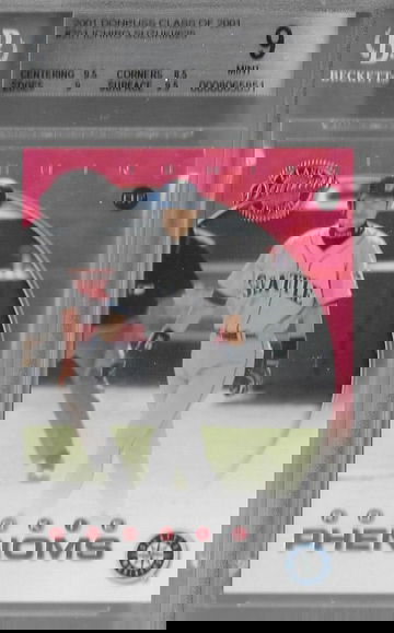 ICHIRO 2001 PHENOMS ROOKIE #383/625 -BGS 9 MINT