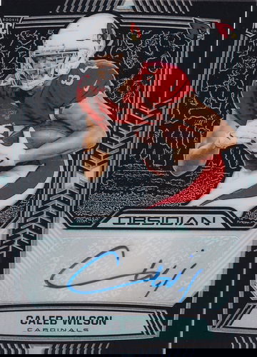 2019 Obsidian Caleb Wilson #RA-CWI RC Rookie Autos 032/150