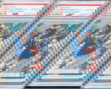 2019 Topps Series 2 Vladimir Guerrero Jr SP NNO RC Rookie PSA 10 Gems (QTY 2)