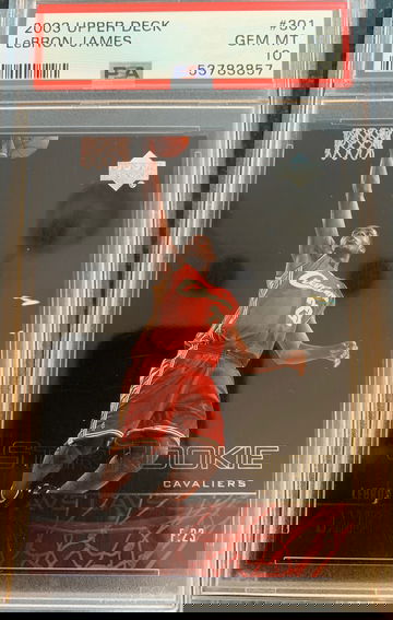 2003 Upper Deck Lebron James Rookie #301 PSA 10