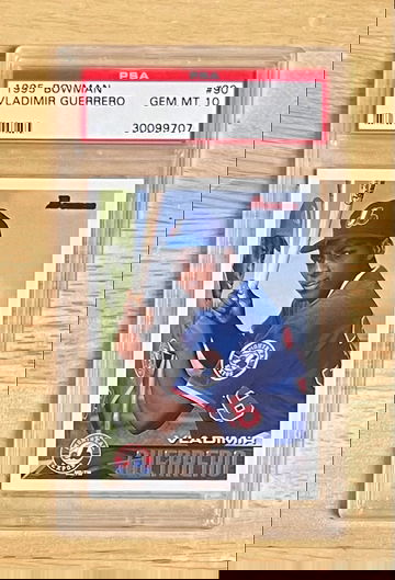 1995 BOWMAN #90 VLADIMIR GUERRERO RC PSA 10 GEM MINT ROOKIE