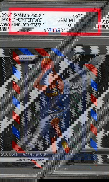 Michael Porter Jr Red/White/Blue Rookie PSA 10