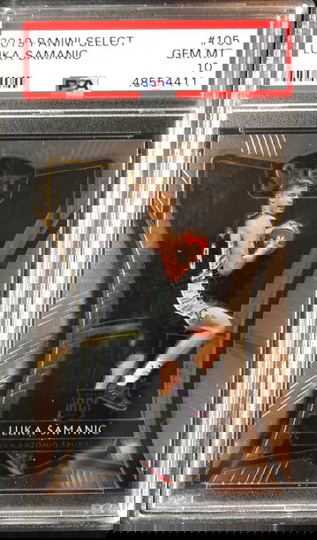 2019 Panini Select Luka Samanic Premier Level RC PSA 10