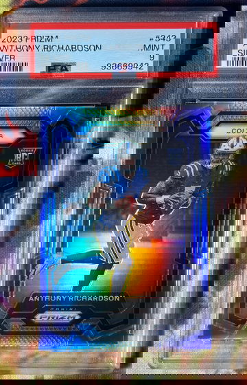 2023 Panini Prizm Anthony Richardson Silver #343 PSA 9 Mint