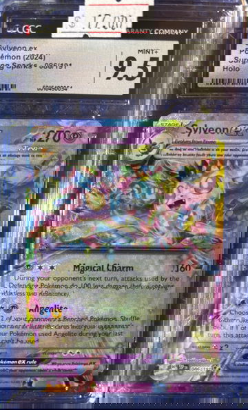 2024 Pokémon Sylveon ex Surging Sparks 086/191 CGC 9.5 Mint+