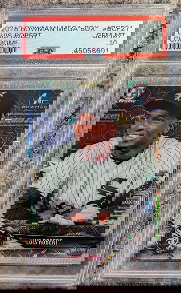 2018 Bowman Chrome Luis Robert Mega Box Rookie PSA 10