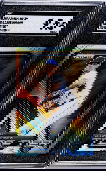 2024 Panini Prizm Top Tier Silver Prizm Cade Horton #10 SGC 9.5