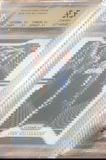 Zion Williamson 2019-20 RC Prizm - BGS 9.5