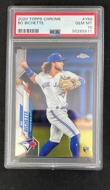 2020 Topps Chrome 150 Bo Bichette PSA 10