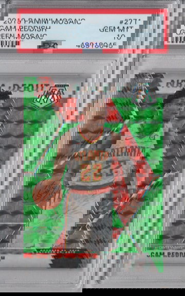 2019 Mosaic Cam Reddish Green PSA 10