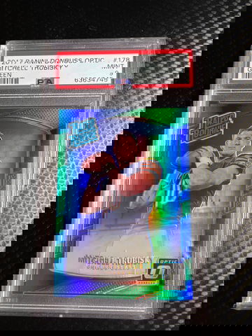 2017 Donruss Optic Green #2/5 Mitchell Trubisky PSA 9