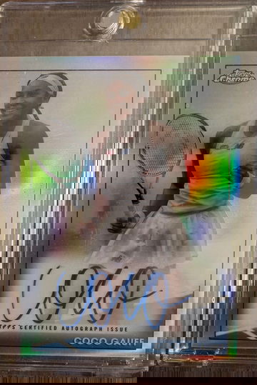 Coco Gauff Topps Chrome 2021 Auto /50