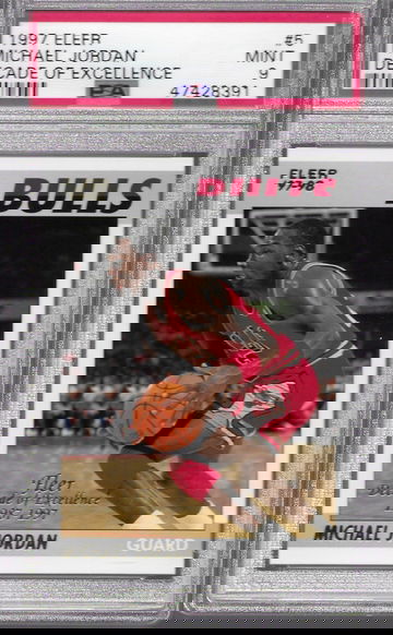 Michael Jordan 1997 Fleer Decade of Excellence #5